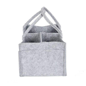 Planet Gates Pink Portable Storage Baskets 33X23X18CM Foldable Large Basket For Baby Diaper Home Organization Multi Pockets Removable Basket