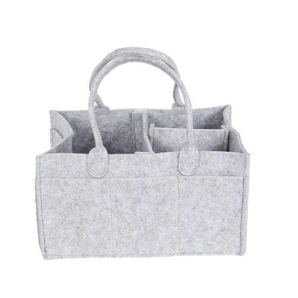 Planet Gates Pink Portable Storage Baskets 33X23X18CM Foldable Large Basket For Baby Diaper Home Organization Multi Pockets Removable Basket