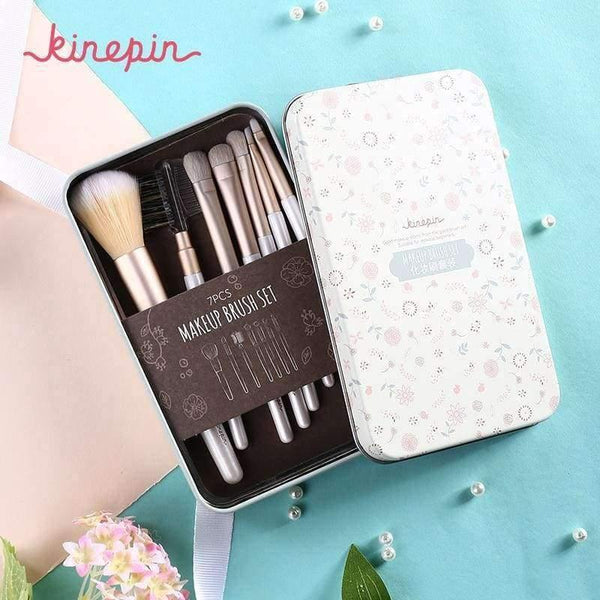 Planet Gates Pink Premium Makeup Brush Set High Quality Soft Natural Horse Pony Synthetic Hair Portable Makeup Artist Brush with Case