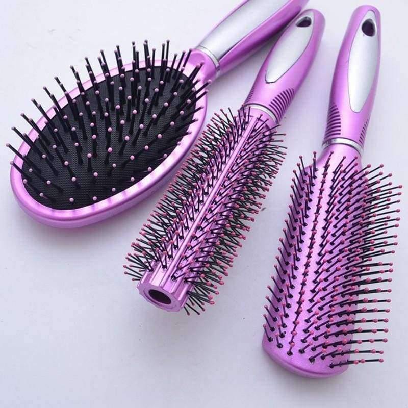 Planet Gates Pink Professional 3pcs/set Magic Combs Hair Handle Brushes Protective Beauty Styling Care Hair Combs Salon Tools Hot Sale