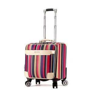 Planet Gates pink Quality 16 inch Travel Suitcase Women Trolley Travel Bags Spinner Wheels Student Rolling Luggage Boarding Travel Luggage