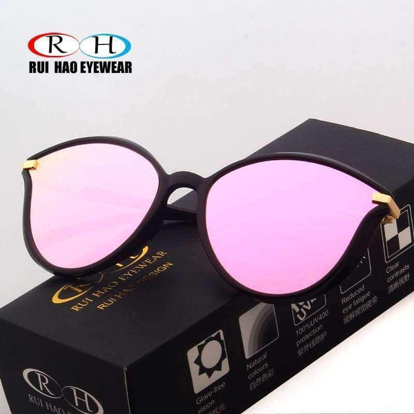 Planet Gates Pink Red Rui Hao Eyewear Fashion Sunglasses Women Brand Sun Glasses Cat Eye Sunglasses Design Outdoor Glasses Women Pink Sunglasses New