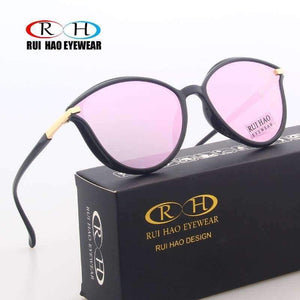 Planet Gates Pink Red Rui Hao Eyewear Fashion Sunglasses Women Brand Sun Glasses Cat Eye Sunglasses Design Outdoor Glasses Women Pink Sunglasses New