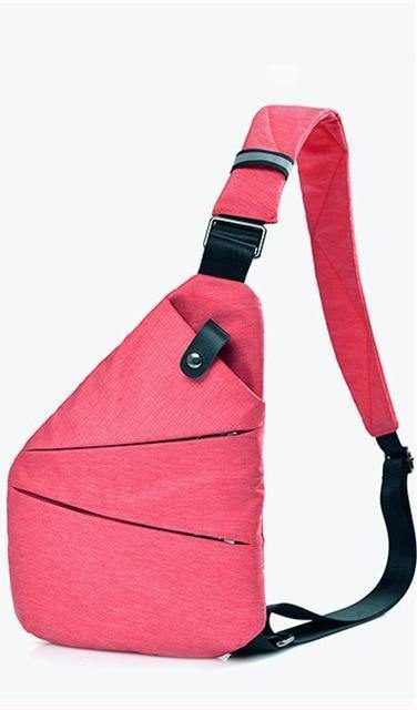 Planet Gates Pink Right Men Messenger Bags Waterproof Crossbody Shoulder Bag for Male Small Casual Multifunctional Men/Women Business Chest Bags