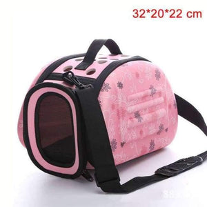 Planet Gates Pink  S / As  Picture Portable Travel Pet Bag Outdoor Puppy Dog Cat Carrier Bags Shoulder Package Handbag Foldable EVA Material Soft Pets Dog Bag