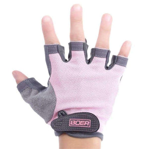 Planet Gates Pink / S Body Building Training Men Women Paired Fitness Sport Gym Exercise Weightlifting Women Half Finger Gloves