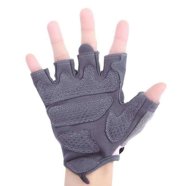 Planet Gates Pink / S Body Building Training Men Women Paired Fitness Sport Gym Exercise Weightlifting Women Half Finger Gloves