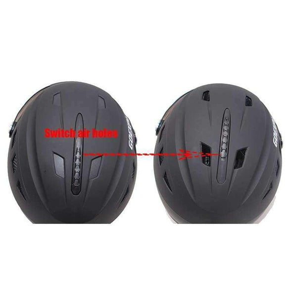 Planet Gates pink / S / China Ski Helmet Men Women Half-covered Integrally ABS Outdoor Sport helmet with Visor Snow Gear Snowboard Skateboard Helmet