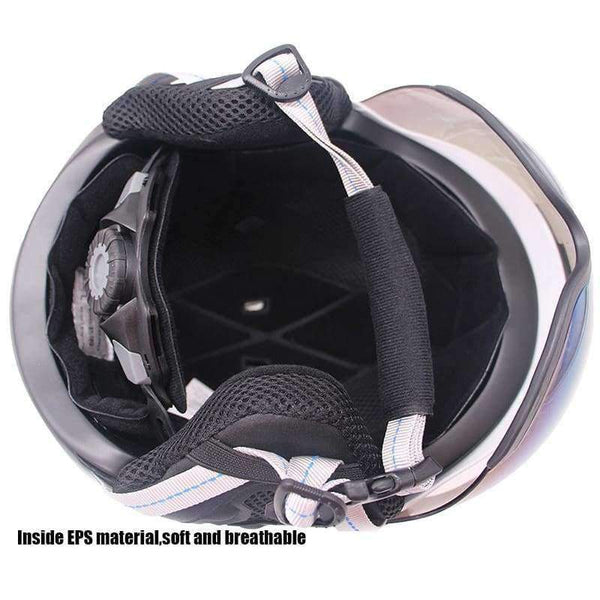 Planet Gates pink / S / China Ski Helmet Men Women Half-covered Integrally ABS Outdoor Sport helmet with Visor Snow Gear Snowboard Skateboard Helmet