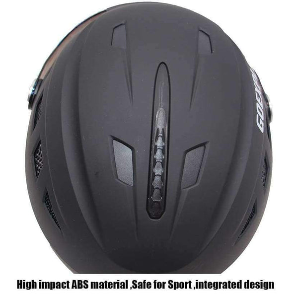 Planet Gates pink / S / China Ski Helmet Men Women Half-covered Integrally ABS Outdoor Sport helmet with Visor Snow Gear Snowboard Skateboard Helmet