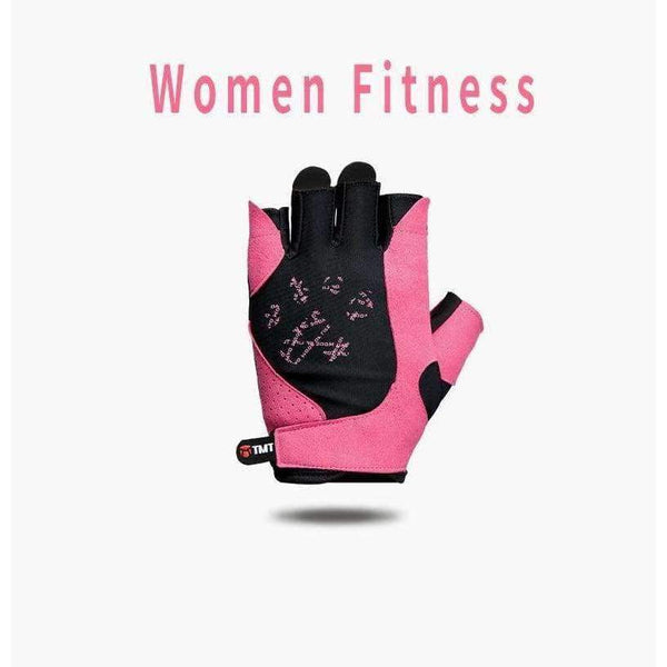 Planet Gates Pink / S Gym Gloves Crossfit Body Building Training Sports Fitness Gloves Women Cute Cat style WeightLifting Exercise Mesh Breathable