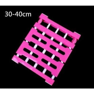 Planet Gates pink S hot Wardrobe partition storage rack cabinets holder organizers nail free telescopic spacer frame Clothes rack kitchen shelf