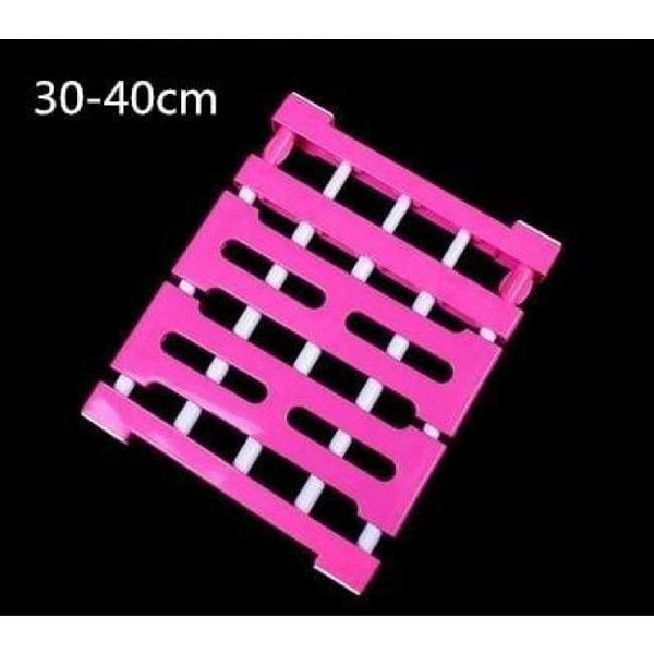 Planet Gates pink S hot Wardrobe partition storage rack cabinets holder organizers nail free telescopic spacer frame Clothes rack kitchen shelf