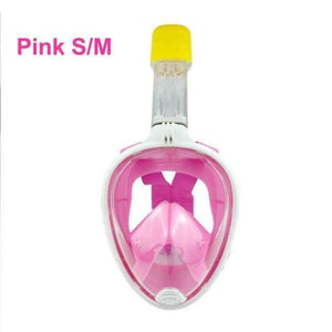 Planet Gates Pink   S  M / China Swimming Underwater Children Adult Diving Mask Full Face Spearfishing Snorkel Mask Silicone Plastic Scuba Mask