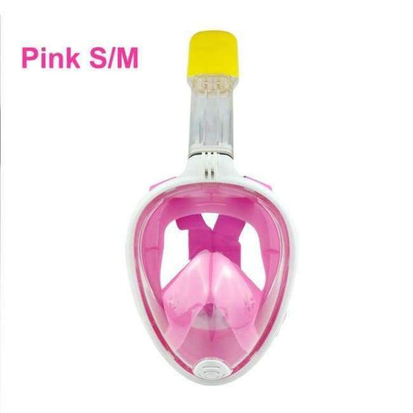 Planet Gates Pink   S  M / China Swimming Underwater Children Adult Diving Mask Full Face Spearfishing Snorkel Mask Silicone Plastic Scuba Mask