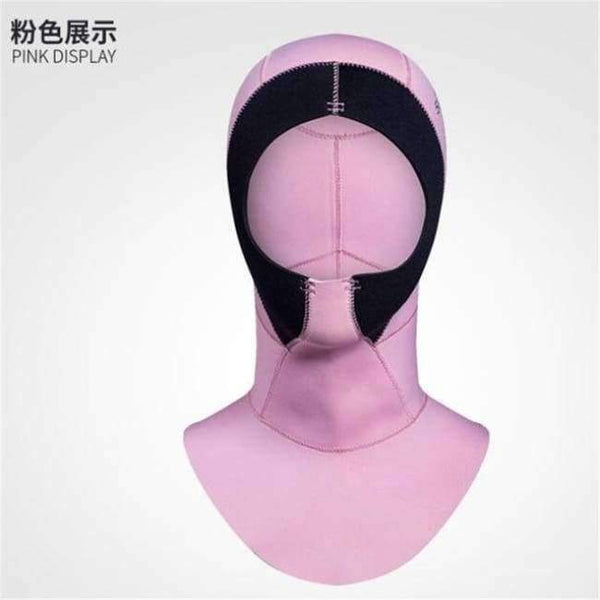 Planet Gates Pink / S Neoprene Pro Diving Hat Swimming Caps Scuba Surfing Snorkeling Water Sports Equipment,Anti-stab Sunscreen Guise Wetsuit Cap