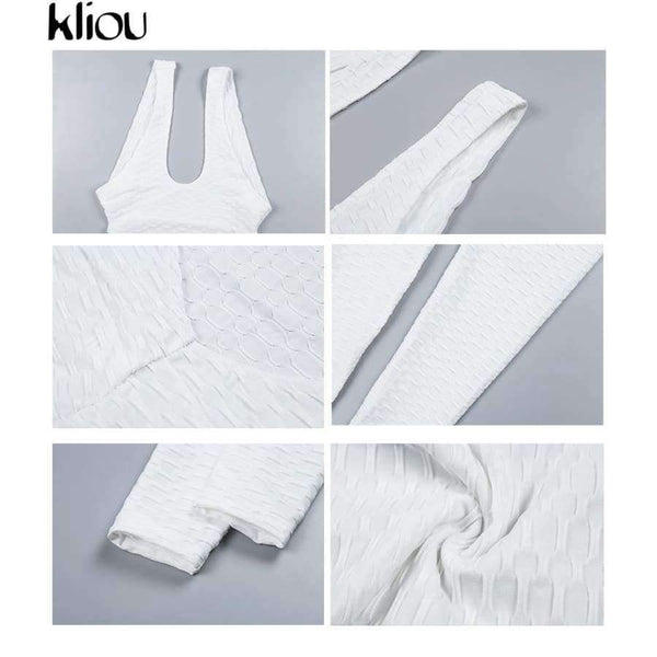 Planet Gates Pink / S New Cross Bandage Sporting Jumpsuit Sexy Sleeveless Solid Bodysuit Backless Casual Fitness Women Long Jumpsuit