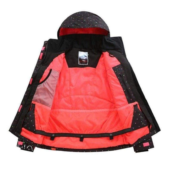 Planet Gates Pink / S Womens Ski Suits Ladies Ski Jacket And Pants Waterproof Warm Cross Country Skiing And Snowboarding Jackets