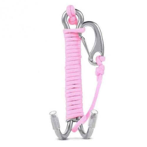Planet Gates Pink Scuba Diving Dive Reef Hook High Strength Diving Reef Hook Diving Accessory for Drift Swiming Underwater Sport