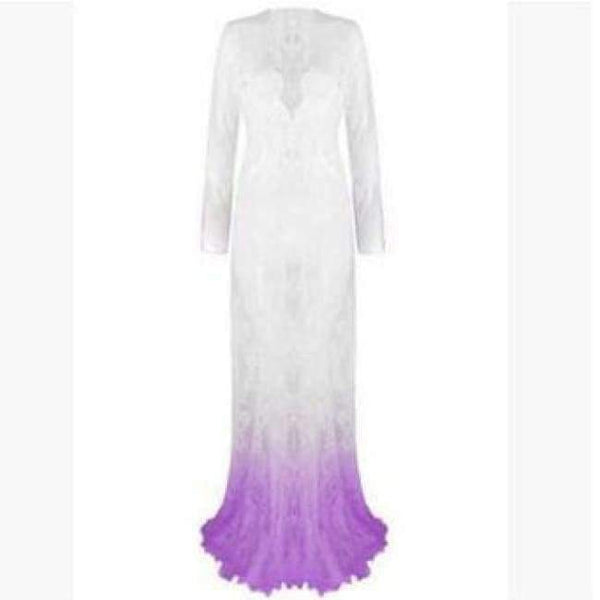 Planet Gates pink sleeve / S Plus Size Low-cut Full Slips Lace Long Slips Women Hot Intimates Femme Maxi Femme Underdress Petticoat Nightgown New V Neck