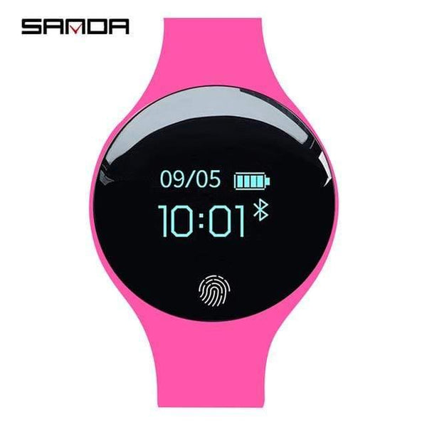 Planet Gates pink Smart Watch Kids 3D Touch Screen Digital Led Sport Watch Silicone Child Wrist Clock Relogio Masculino