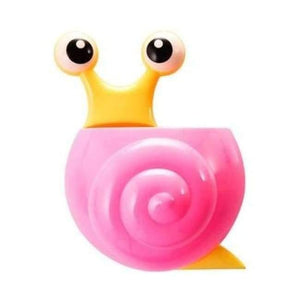Planet Gates pink snail Bathroom Products Sets Cartoon Ladybug Snails Toothbrush Toothpaste Holder Wall Sucker Suction Hook Tooth Brush Holder