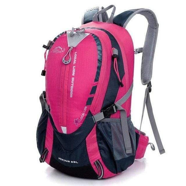 Planet Gates Pink Sport Bike Bag 25L Waterproof Nylon Bicycle Riding Backpack Road Cycling Backpacks Men's Rucksacks Packsack Knapsack