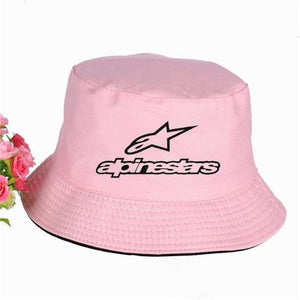 Planet Gates Pink Star Printed Bucket Hats Summer pop  Women Men fisherman hat Outdoor sunshade cap fishing hat