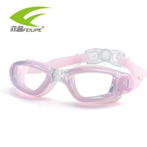 Planet Gates Pink Swim Goggles Silicone Swimming Glasses Anti Fog UV Protection Optical Waterproof for Men Women Adults Sportswear