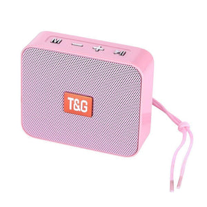 Planet Gates Pink TG166 Mini Portable Bluetooth Speaker Small Wireless Speaker Bluetooth 5.0 Support USB TF Card FM Radio Caixa De Som Altavoces