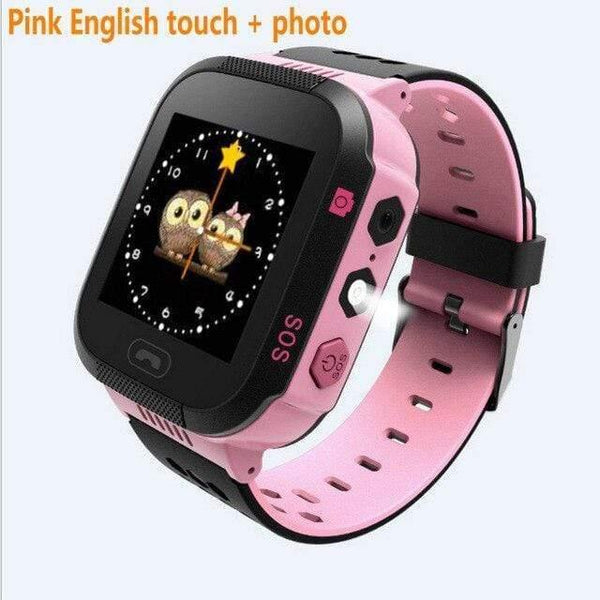 Planet Gates pink-touch-photo Watch Smart watch GPS dual positioning watch    Multi-language children's watch