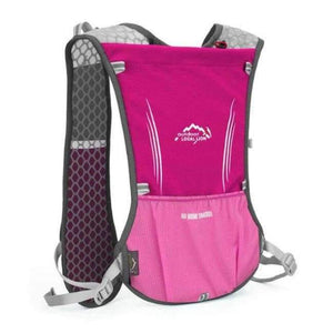 Planet Gates Pink Trail Running Backpack Men Women Ultralight Racing Marathon Hiking Bag Fitness Mobile Phone Holder Sport Accessories