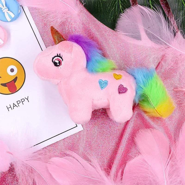 Unicorn Plush Toy Soft Stuffed Popular Cartoon Unicorn Doll Animal Horse Toy Small Pendant Toys For Children Girls