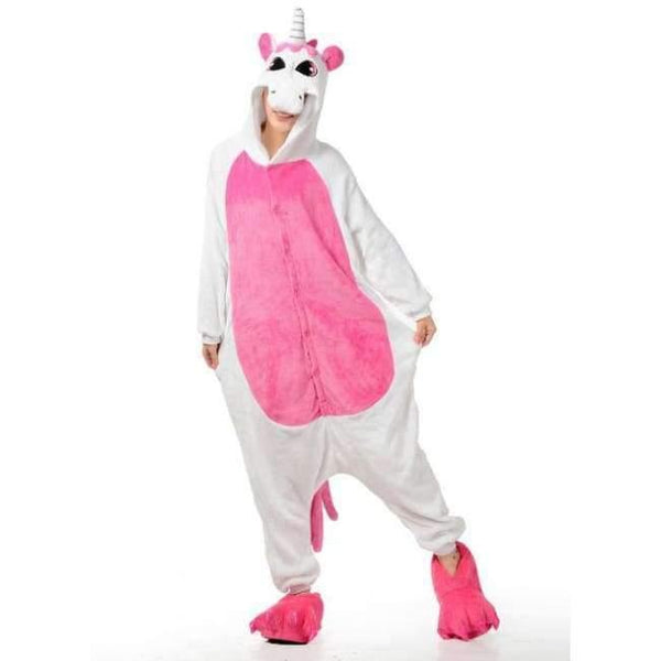 Planet Gates pink unicorn / S Halloween Wholesale Animal Stitch Star Unicorn onesie Adult Unisex Cosplay Costume Women Pajamas Sleepwear Adult Winter