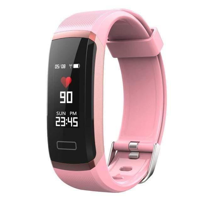 Planet Gates Smart watch men Bracelet real-time monitor heart rate & sleeping best Couple Fitness Tracker pink fit women