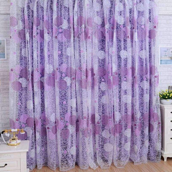 Planet Gates Pink Urijk Bird Nest Offset Yarn Finished Curtains Balcony Window For Living Room Bedroom  Boutique Voile Drapes Mosquito Net