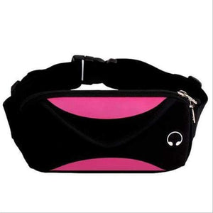 Planet Gates Pink Waist Bags Running Fanny Pack Women Waist Pack Pouch Belt Bag Men Purse Mobile Phone Pocket Case Camping Hiking Sports Bag