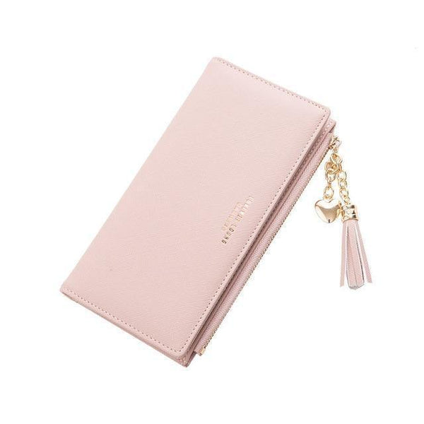 Planet Gates pink Wallet Female For Coins Cute Wallet Women Long Leather Women Wallets Zipper Purses Portefeuille Wallet Female Purse Clutch