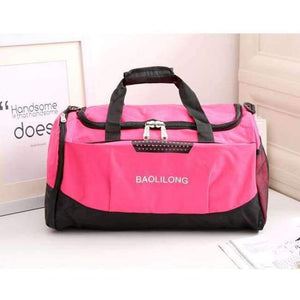 Planet Gates Pink Waterproof Large Sports Gym Bag With Shoes Pocket Men/Women Outdoor Fitness Training Duffle Bag Travel Yoga Handbag