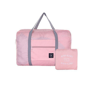 Planet Gates Pink Waterproof Nylon Travel Bags Organizer Packing Cubes Women Men Large Capacity Folding Duffle Bag Luggage Girl holiday Bag