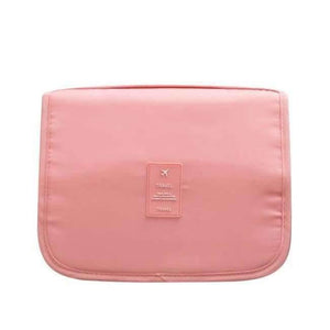 Planet Gates Pink Waterproof Women Makeup Bag Large Travel Beauty Cosmetic Bag Trip Organizer Case Necessaries Make Up Toiletry Bag