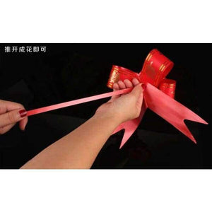 Planet Gates Pink Wedding Car Accessory Car Decorative Flower Set  Simulation Rose Bow Main Car Accessory Car Team Decoration Flowers Suit