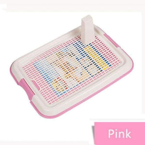 Planet Gates Pink with column / S Dog Accessories Mesh Dog Toilet Pad Tray Dog Lattice Potty Puppy Pee Training Durable Toilet Cat Mat Goods for Dogs Pet Supplies