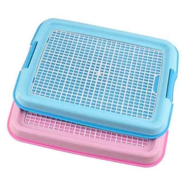 Planet Gates Pink without column / S Dog Accessories Mesh Dog Toilet Pad Tray Dog Lattice Potty Puppy Pee Training Durable Toilet Cat Mat Goods for Dogs Pet Supplies