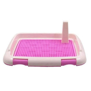 Planet Gates Pink without wall / S Dog Accessories Mesh Dog Toilet Pad Tray Dog Lattice Potty Puppy Pee Training Durable Toilet Cat Mat Goods for Dogs Pet Supplies