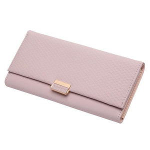 Planet Gates Pink Woman Wallet Clutch Plaid Wallet Zipper Female Ladies Hot Change Women Luxury Credit Phone Card Holder Coin Purses For Girls