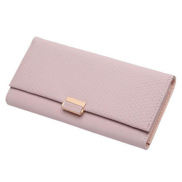 Planet Gates Pink Woman Wallet Clutch Plaid Wallet Zipper Female Ladies Hot Change Women Luxury Credit Phone Card Holder Coin Purses For Girls