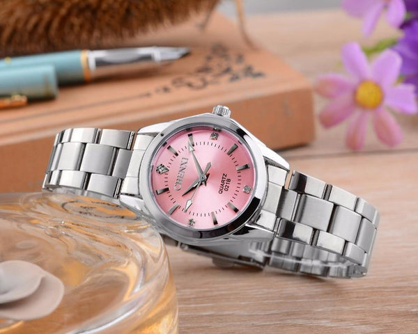 Planet Gates Pink Women Colorful Dial Reloj Mujer Concise Girl Wrist Watches Female Quartz Watches Ladies Rhinestone Clocks Watch