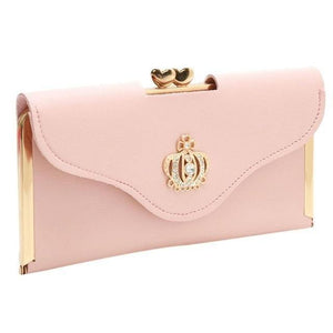 Planet Gates Pink Women's Fashion Leather Wallet Women's Handbag Women's Long Wallets Clutch Money Bag Ladies' Card Holder A30