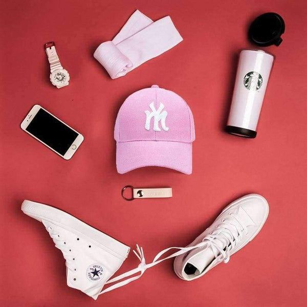 Planet Gates Pink Women Sports Running Caps Letter Snapback Outdoor Tennis Cap Summer Adjustable Hats
